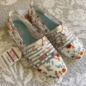 Bobs by Skechers Floral Classic Slip-On Flats